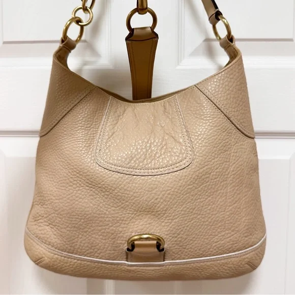 Coach Hamptons Pebble Leather Slim Hobo Shoulder Bag Vintage Y2K - Picture 7 of 15